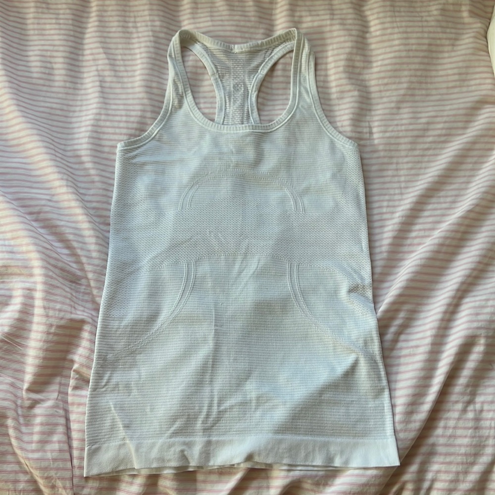 Lululemon white tank